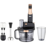 Fakir Speed Quadro 1500 ml 4 Bıçaklı 3'lü Blender Seti Bakır-Siyah