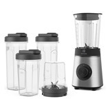 Electrolux E4Cb1-6St 600 ml Cam Hazneli Çift Bıçaklı Tekli Smoothie Blender Gri