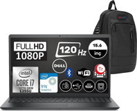 Dell Vostro 3520 N5305PV3520UWH12 Harici Intel Iris Xe Graphics Eligible Intel Core i7 1255U 32 GB Ram 2 + 2 TB SSD 15.6 inç Full HD Windows 11 Home Laptop + Zetta Çanta