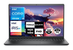 Dell Vostro 3520 N1611PV3520U 026 Harici Intel Iris Xe Graphics Eligible Intel Core i5 1235U 24 GB Ram 1 TB SSD 15.6 inç Full HD Windows 11 Pro Laptop
