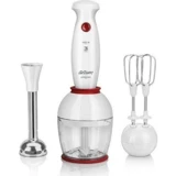 Arzum Hipermix AR1030 900 ml Plastik Hazneli Çift Bıçaklı 3'lü Blender Seti Beyaz