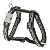 Red Dingo Bone Yard 12 mm Airtag Ayarlanabilir Göğüs H Tipi Köpek Tasmaları Çok Renkli