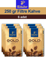 Tchibo Gold Selection Arabica Öğütülmüş Fitre Kahve 6x250 gr