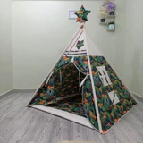 Henna Prime Henna Duck 450 Üçgen Kızılderili Unisex Orman Sevgisi Oyun Çadırı Çok Renkli