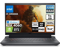 Dell Gaming G15 5530 G155530017U BT6 Harici GeForce RTX 4060 Intel Core i9 13900HX 32 GB Ram 1 TB SSD 15.6 inç Full HD Windows 11 Pro Oyuncu Laptop