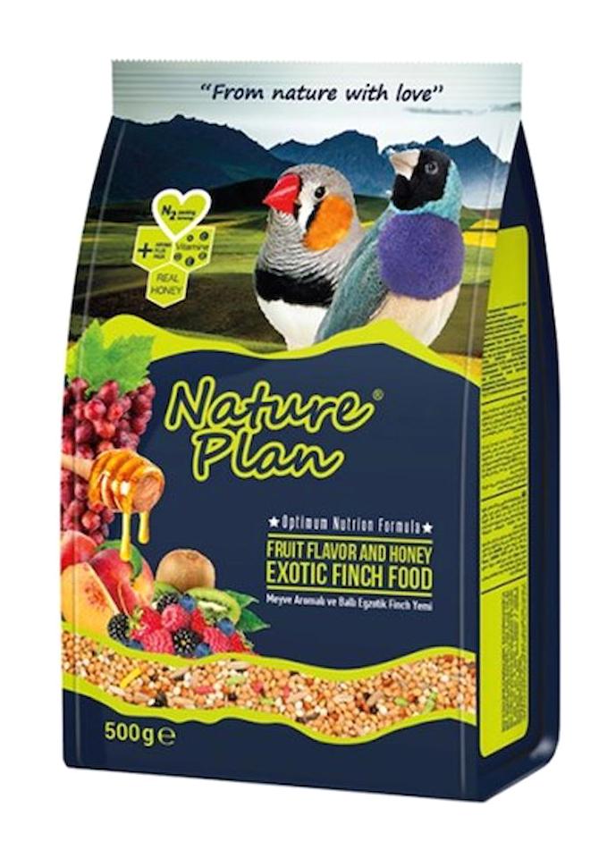 Nature Plan Kabuklu Ballı Vitaminli Yetişkin Kuş Yemi 500 gr