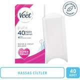 Veet Pure Hassas Ciltler 40 Adet Tüm Vücut Ağda Bandı