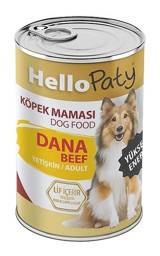Hello Paty Dana Etli Yetişkin Yaş Köpek Maması 415 gr 12'li