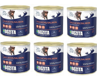 Bozita Somonlu Yetişkin Yaş Köpek Maması 625 gr 6'lı