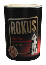 Rokus Dana Etli Parça Etli Yetişkin Yaş Köpek Maması 410 gr 24'lü
