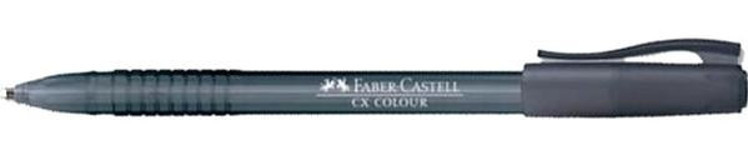Faber-Castell Plastik Tek Renkli 1.0 mm Siyah Tükenmez Kalem