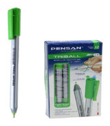 Pensan Triball Plastik Tek Renkli 1.0 mm İğne Uçlu Açık Yeşil 12'li Tükenmez Kalem