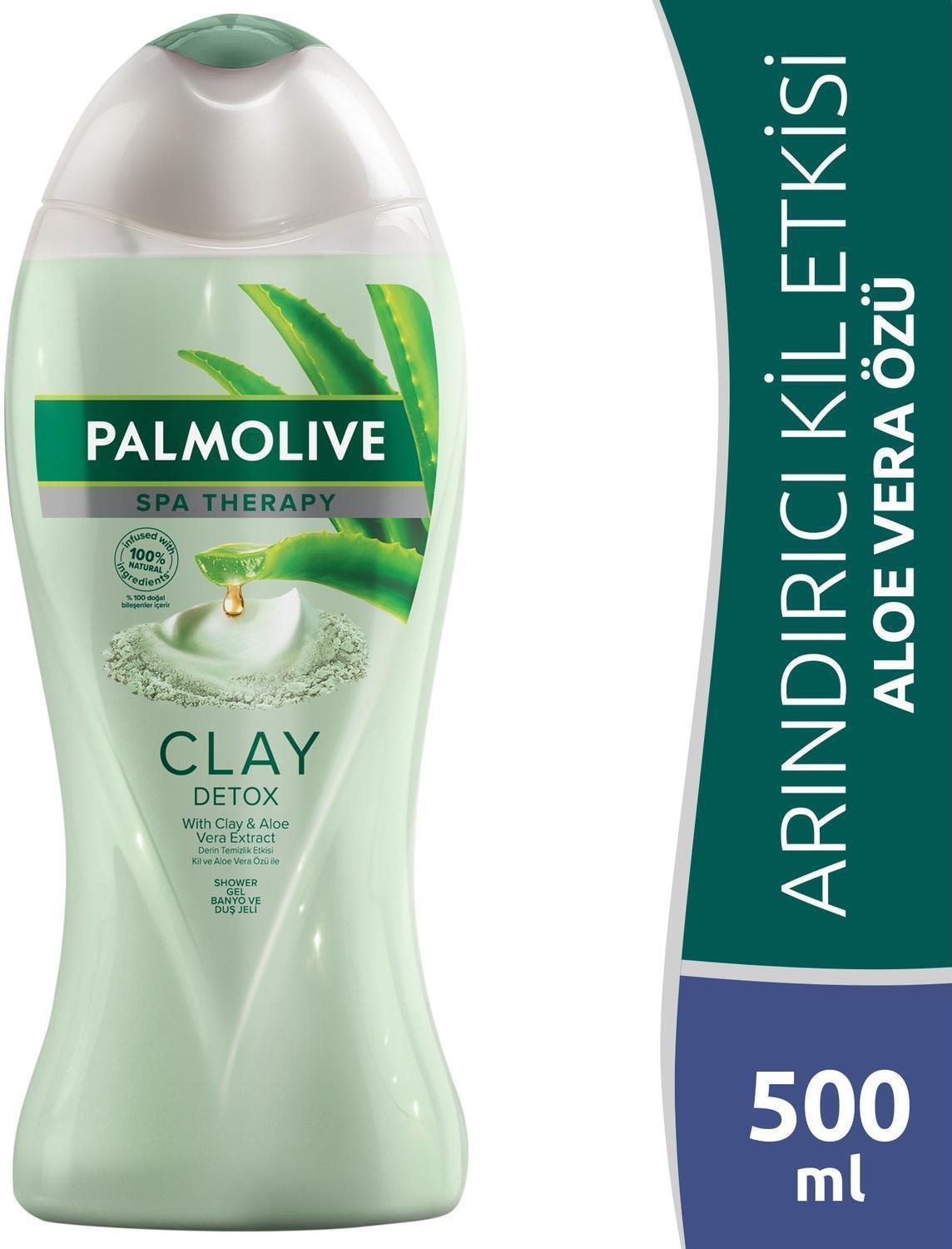 Palmolive Clay Detox Aloe Vera-Kil Duş Jeli 500 ml