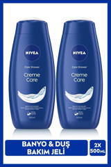 Nivea Creme Care Krem Nemlendirici Duş Jeli 2x500 ml