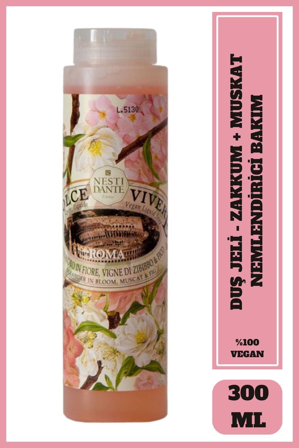 Nesti Dante Roma Muskat-Zakkum Nemlendirici Vegan Duş Jeli 300 ml