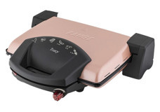 Range Tracy Alüminyum Çıkartılabilir Plaka Pembe Izgaralı Tost Makinesi