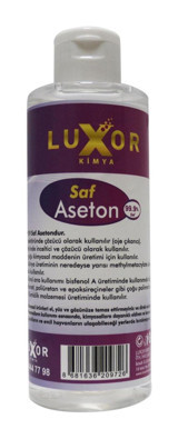 Luxor Kimya Saf Kokusuz Aseton 200 ml