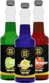 By Tüfekçi Çilek-Turunç-Lime Kahve Şurubu 3x750 ml