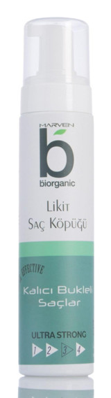 Biorganic Ultra Strong Kıvırcık Saçlar İçin Şekillendirici Hacim Veren Saç Köpüğü 300 ml