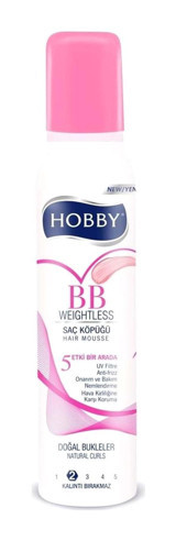Hobby BB Weightless Dalgalı Saçlar İçin Şekillendirici Hacim Veren Saç Köpüğü 150 ml