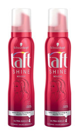 Schwarzkopf Taft Shine Normal Saçlar İçin Şekillendirici Hacim Veren Saç Köpüğü 2x150 ml