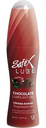 Safex Lube Doğal Su Bazlı Çikolatalı Kayganlaştırıcı Jel 85 ml