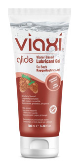 Viaxi Glide Doğal Su Bazlı Çilekli Kayganlaştırıcı Jel 100 ml