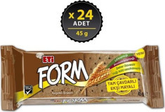 Eti Form Diyabetik Ekşi Mayalı-Tam Çavdarlı Bisküvi 24x45 gr