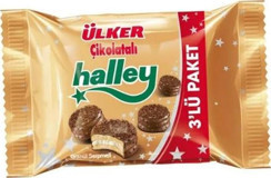 Ülker Halley Mini Çikolatalı Bisküvi 24x66 gr