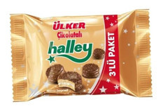 Ülker Halley Mini Çikolatalı Bisküvi 6x66 gr