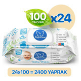 Papilion Baby Antibakteriyel 100 Yaprak 24'lü Islak Mendil