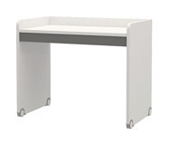 Almila Neo 86x60.8x106.2 cm Ahşap Gövdeli Ayaklı Beyaz-Gri Çalışma Masası