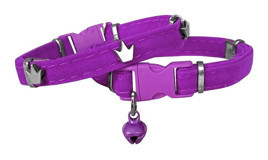 Markapet King 20-32 cm Zilli Mor Gezdirme Boyun Kedi Tasması