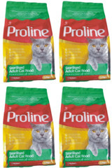 Pro Line Tavuk Kısırlaştırılmış Tahıllı Yetişkin Kuru Kedi Maması 4x1.2 kg
