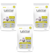 La Vital Somonlu Tahıllı Yavru Kuru Kedi Maması 3x1.5 kg