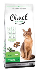 Chuck Kuzu Etli Yetişkin Kuru Kedi Maması 15 kg