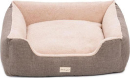 Pet Comfort Echo Yıkanabilir Büyük Irk İç Mekan Köpek Yatağı Açık Kahve-Bej