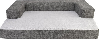 Pet Comfort Gloria Sofa Ortopedik Yıkanabilir Orta Irk İç Mekan Köpek Yatağı Gri