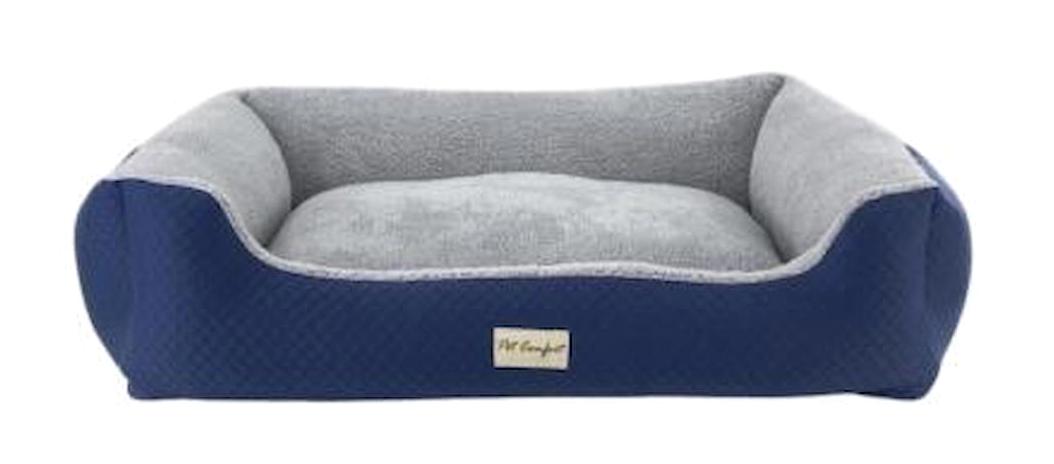 Pet Comfort Xl Bravo Duo Büyük Irk İç Mekan Köpek Yatağı Gri-Mavi