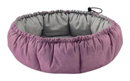 Pet Comfort Sunflower Büyük Irk İç Mekan Köpek Yatağı Gri-Pembe
