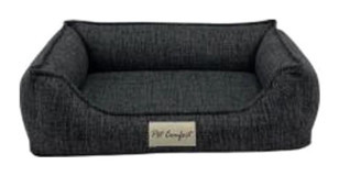 Pet Comfort Delta Varius Küçük Irk İç Mekan Köpek Yatağı Koyu Gri