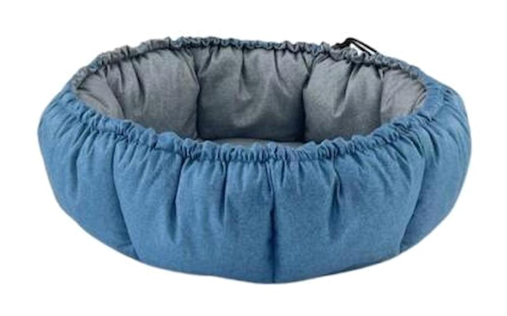 Pet Comfort Sunflower Yıkanabilir Büyük Irk İç Mekan Köpek Yatağı Gri-Mavi