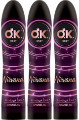 Okey Nirvana Su Bazlı Kayganlaştırıcı Jel 3x100 ml