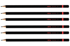 Rotring Sınav 6'lı Mercanlı Köşeli Siyah 2B Kurşun Kalem