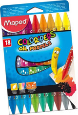 Maped Peps Silinebilir 24'lü Mum Pastel Boya