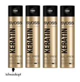 Syoss Dolgunlaştırıcı/Hacim Islak Görünüm Keratinli Orta Saç Spreyi 4x400 ml