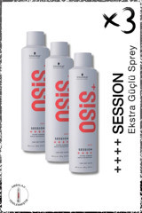 Schwarzkopf Osis Onarıcı Ekstra Güçlü Saç Spreyi 3x500 ml