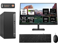 Hp Pro 400 G9 6U3M9EAMNT2350 Harici GeForce GT 730 Intel Core i7 12700 64 GB Ram 4 TB SSD Tower FreeDos 21.5 inç Monitörlü Masaüstü Oyuncu Bilgisayarı + PER4 BELLEK