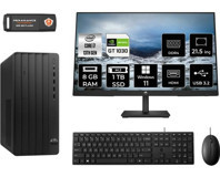 Hp Pro 290 G9 8T2X2ESMNT3403 Harici GeForce GT 1030 Intel Core i7 13700 8 GB Ram 1 TB SSD Tower Windows 11 Pro 21.5 inç Monitörlü Masaüstü Oyuncu Bilgisayarı + PER4 BELLEK