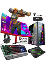 Zeiron OX61 Harici GeForce GTX 1650 Intel Core i5 3470 16 GB Ram 512 GB SSD Tower FreeDos 27 inç Monitörlü Masaüstü Oyuncu Bilgisayarı